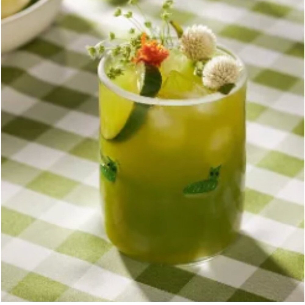 Anthropologie Caterpiller Icon Juice Glass NIB